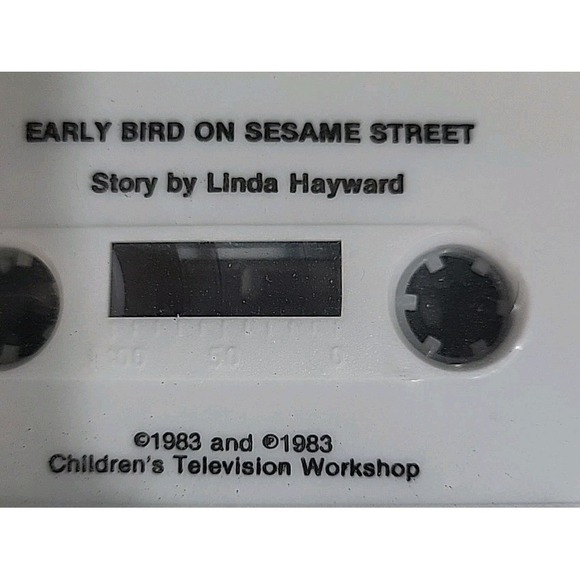 Vintage Early Bird on Sesame Street Read Along Book Story Cassette Tape Sealed - Picture 8 of 8